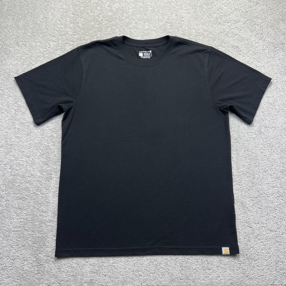 Carhartt T-Shirt Mens L Black Relaxed Fit Short Sleeve Graphic Dog Streetwear